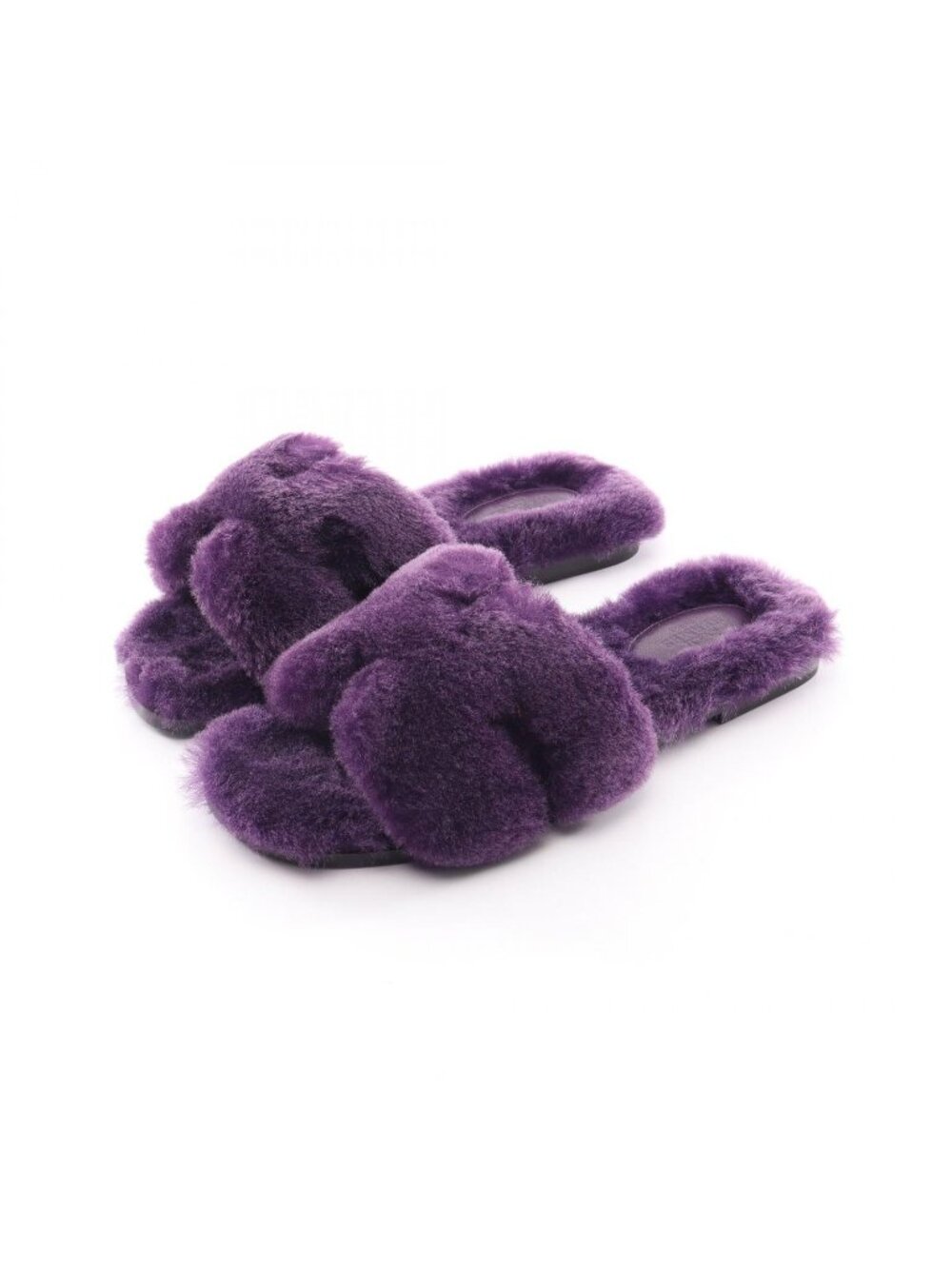 Hermes Sandals Oran Purple